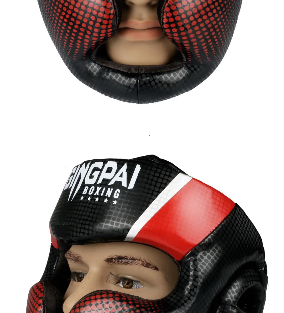 Promotion Boxing MMA safety Helmet head gear protectors adult Child training headgear Muay thai kickboxing Full-covered Helmets