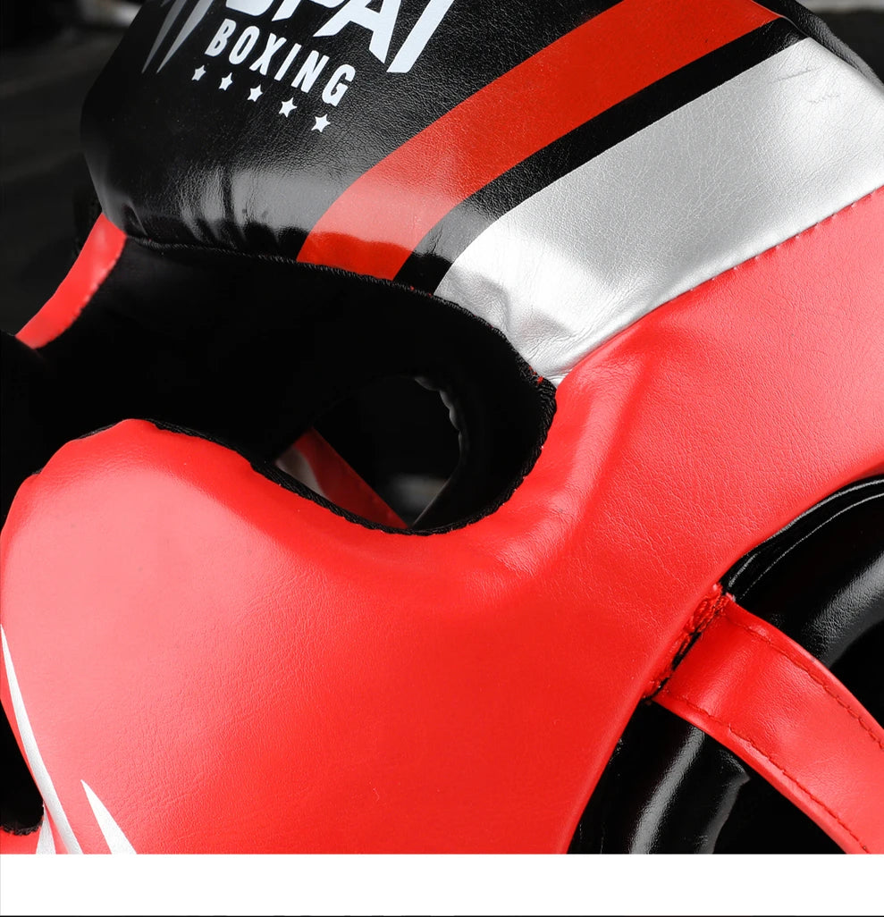 Promotion Boxing MMA safety Helmet head gear protectors adult Child training headgear Muay thai kickboxing Full-covered Helmets