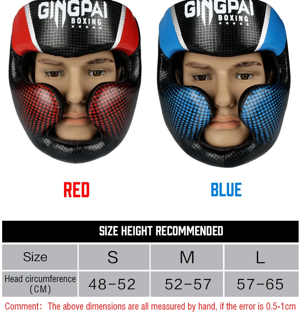 Promotion Boxing MMA safety Helmet head gear protectors adult Child training headgear Muay thai kickboxing Full-covered Helmets