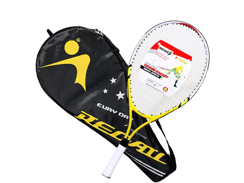 1pcs 23 Inch Special Tennis Racket for Teenagers Aluminum Alloy Tennis Racket Strong Nylon Wire Suitable for Children's Training