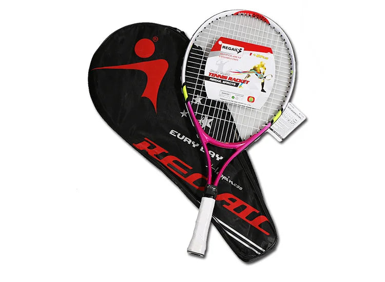 1pcs 23 Inch Special Tennis Racket for Teenagers Aluminum Alloy Tennis Racket Strong Nylon Wire Suitable for Children's Training