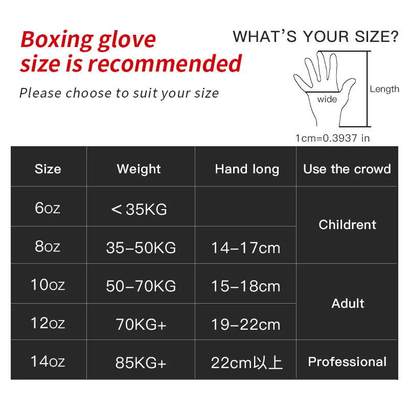 Boxing Gloves Professional adult Sanda Muay Thai boxing boxing gloves for men and women training sandbag Free fighting MMA