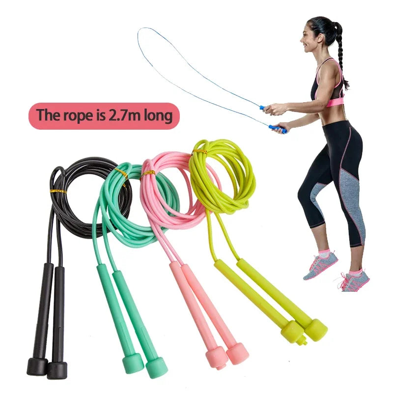 Professional Jump Rope for Kids Adult Fitness Crossfit Rapid Speed Skipping Rope Adjustable PVC Speed Rope Gym Fitness Equipment