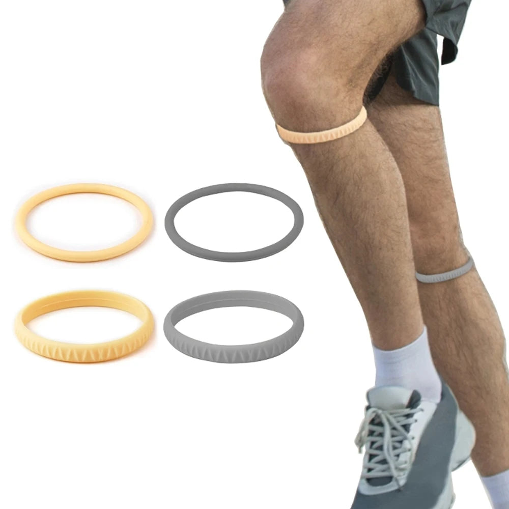 Patella Tendon Knee Strap for Pain Relief, Basketball Stabilizer Brace Silicone Band Elasticity Fixed Protection Patellar Ring